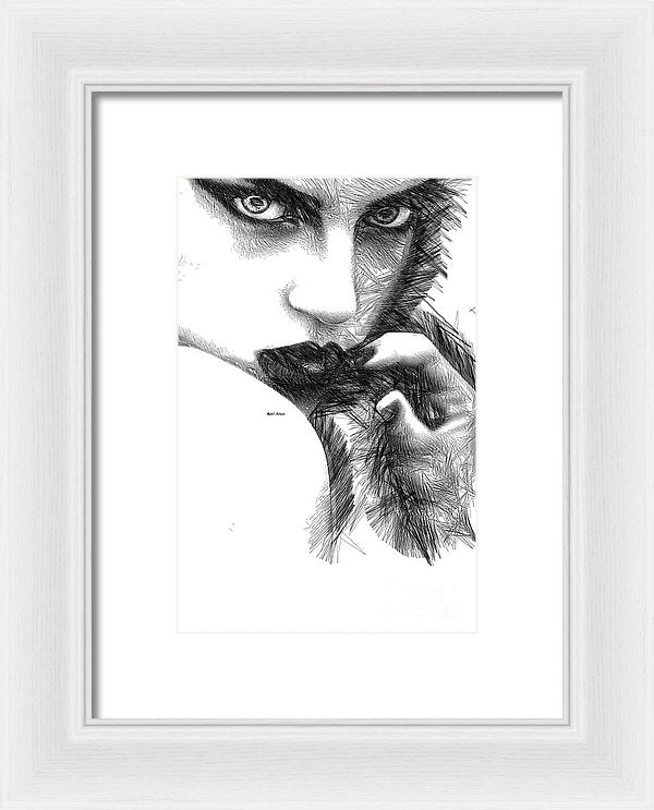 Raw Emotions 1278 - Framed Print