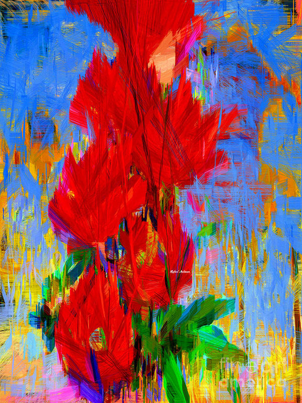 Art Print - Red Bouquet