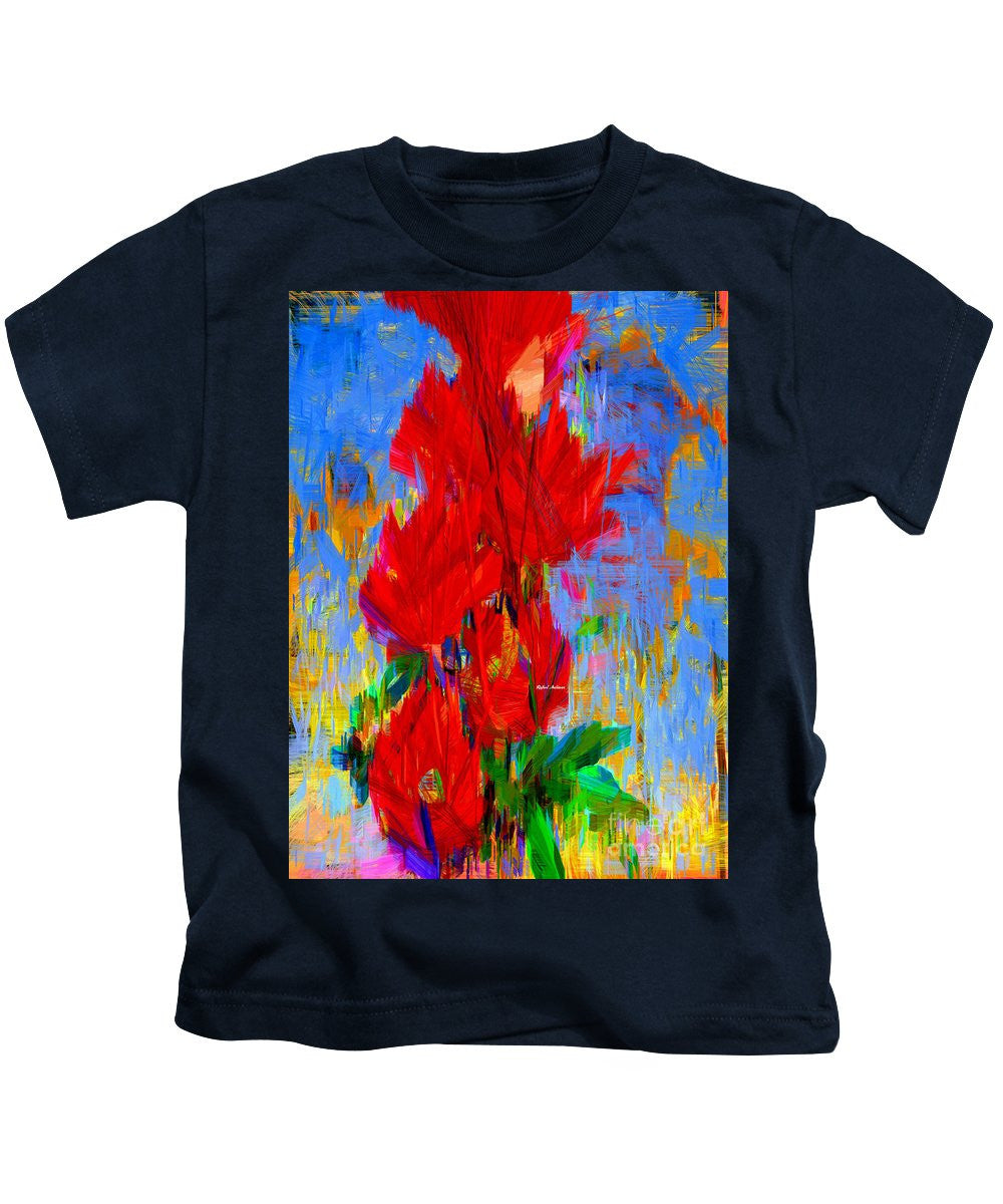 Kids T-Shirt - Red Bouquet