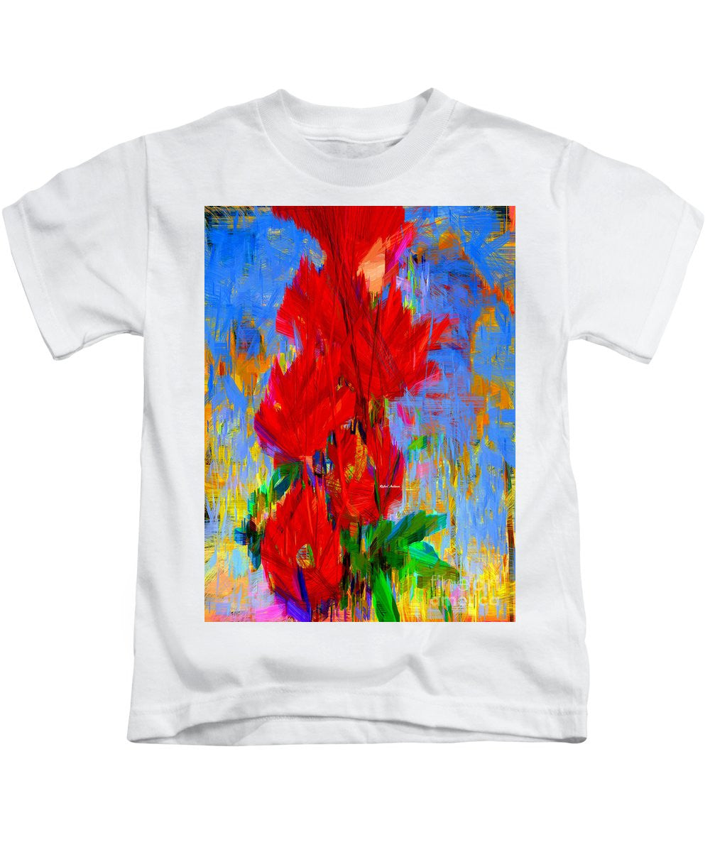 Kids T-Shirt - Red Bouquet