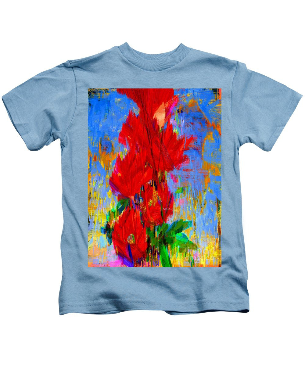 Kids T-Shirt - Red Bouquet