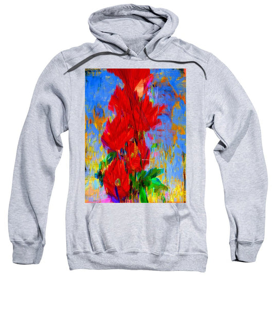 Sweatshirt - Red Bouquet