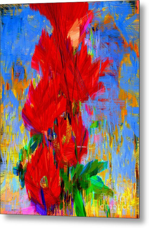 Metal Print - Red Bouquet