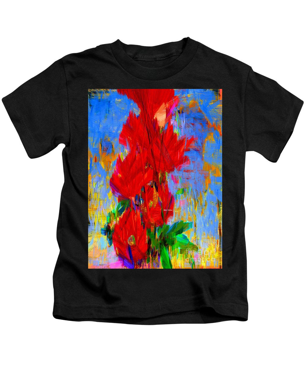 Kids T-Shirt - Red Bouquet