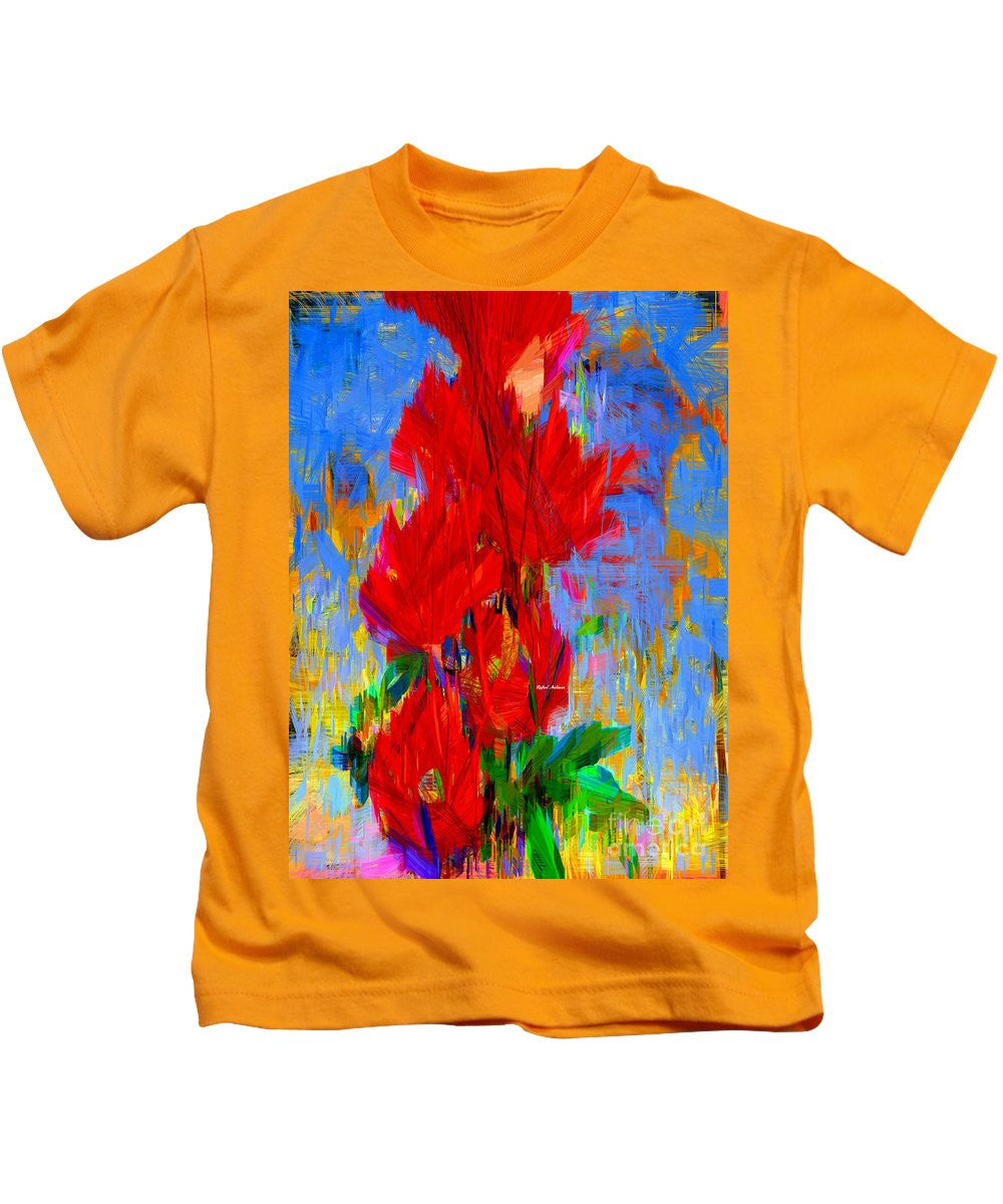 Kids T-Shirt - Red Bouquet