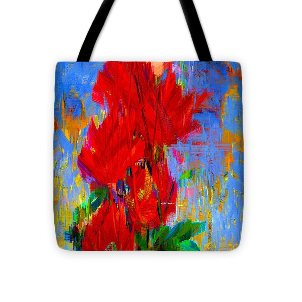 Tote Bag - Red Bouquet