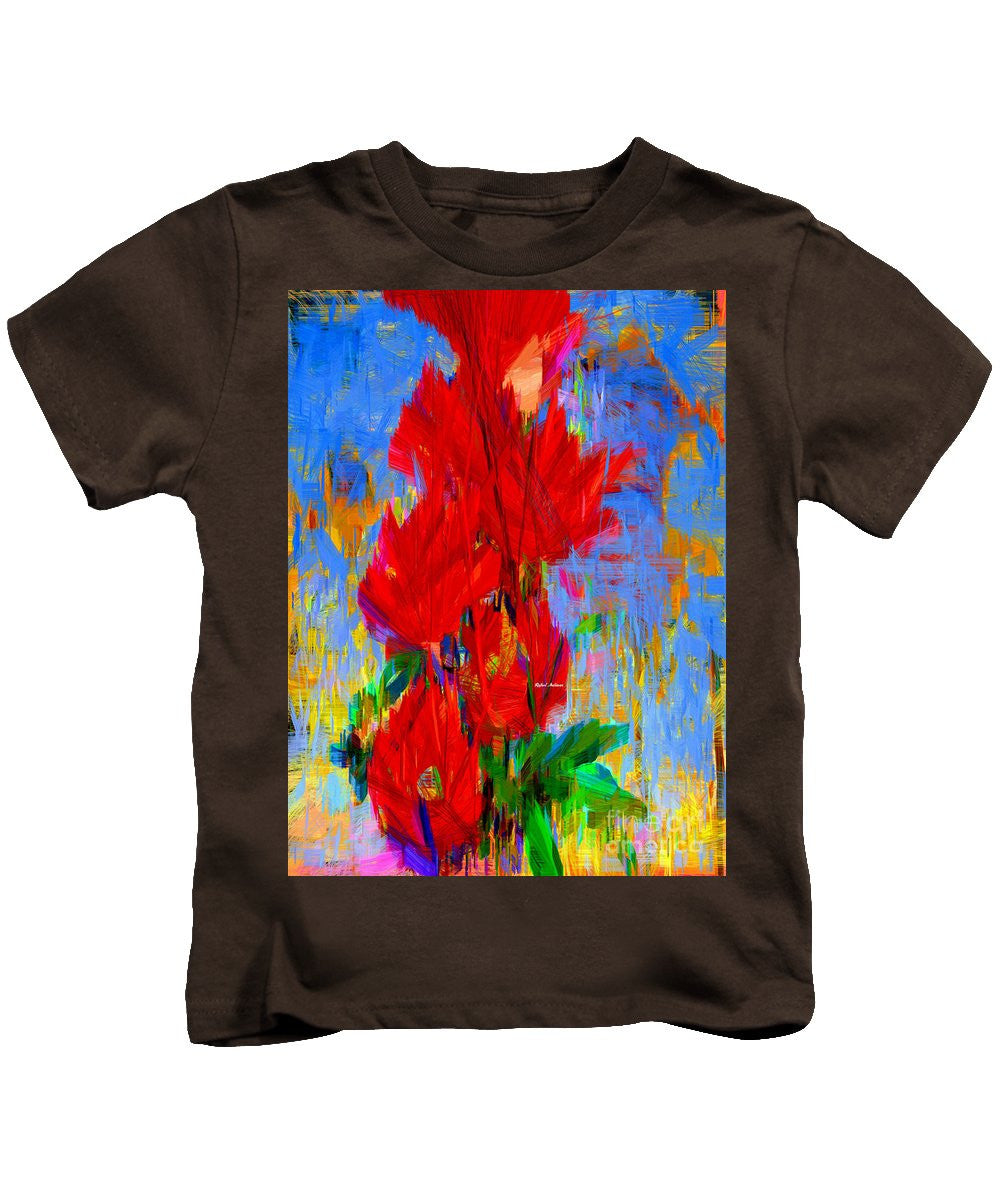 Kids T-Shirt - Red Bouquet