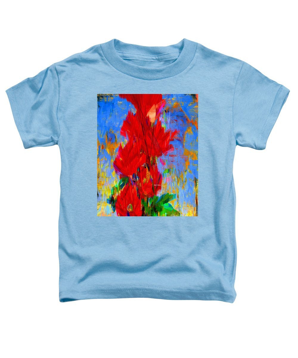 Toddler T-Shirt - Red Bouquet