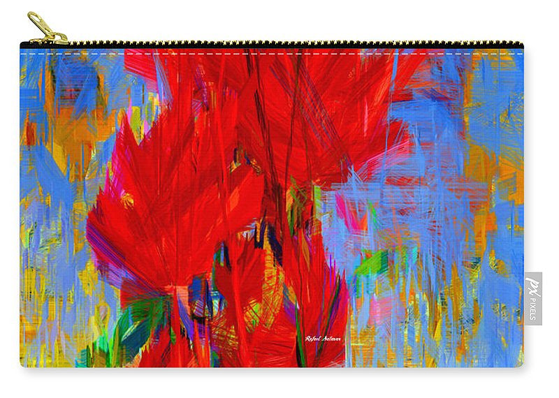 Carry-All Pouch - Red Bouquet