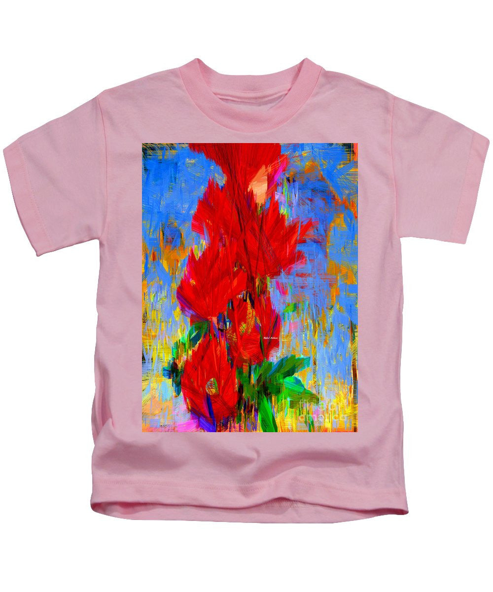 Kids T-Shirt - Red Bouquet