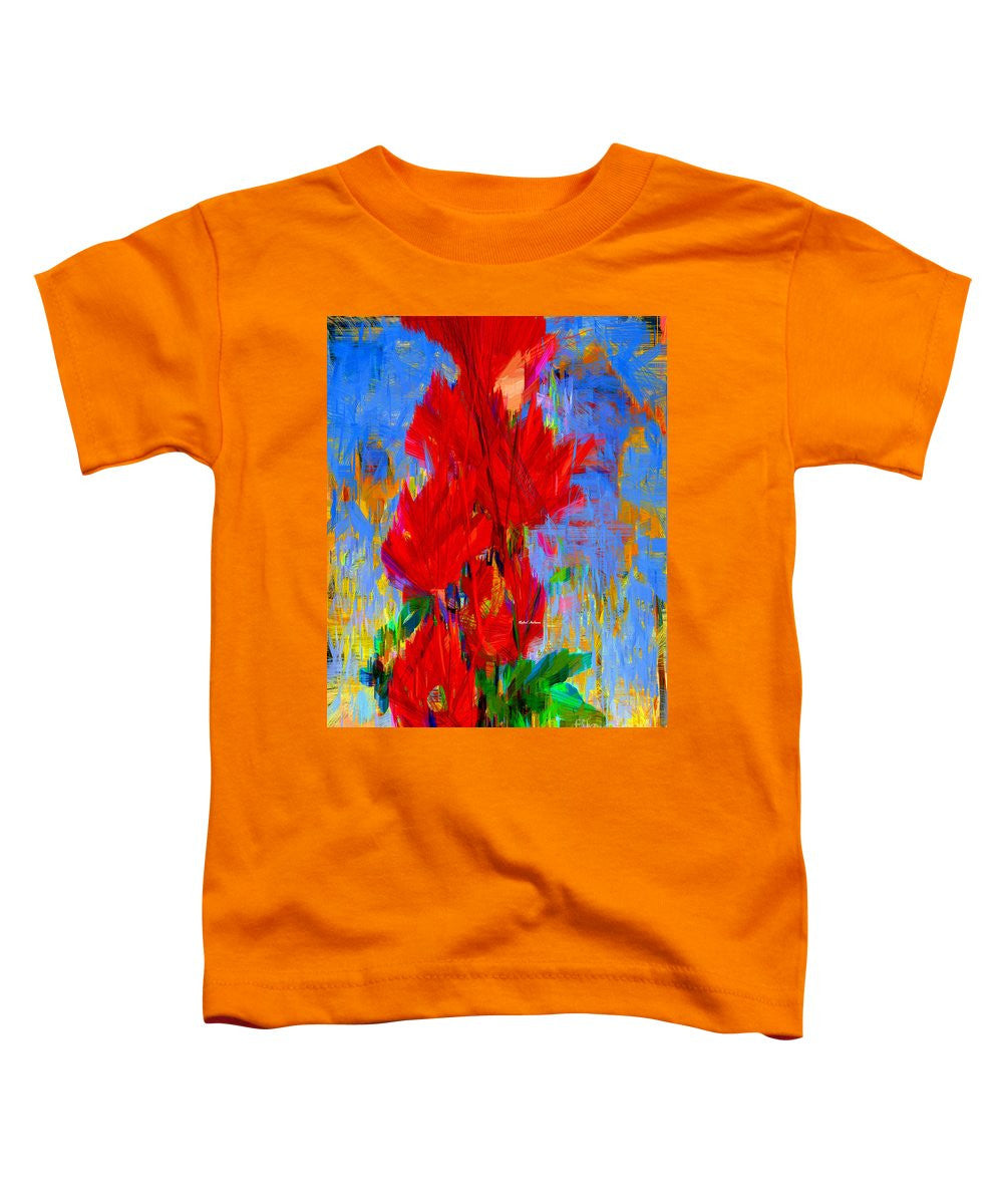 Toddler T-Shirt - Red Bouquet