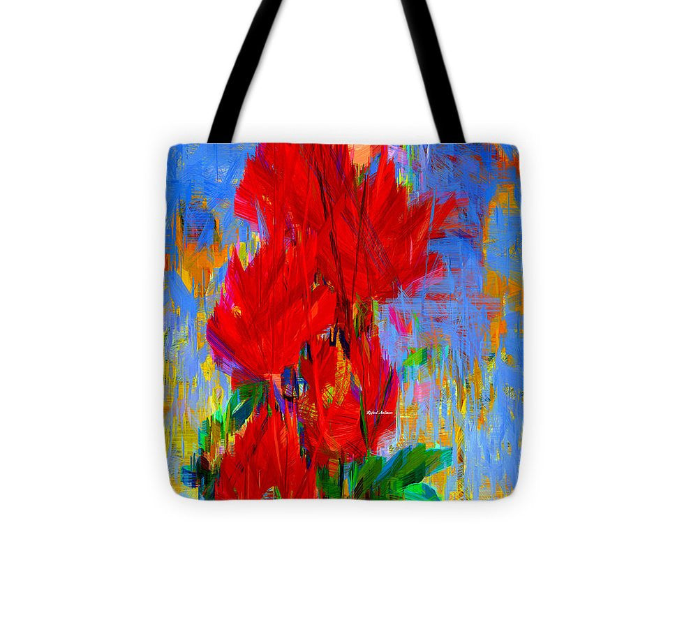 Tote Bag - Red Bouquet