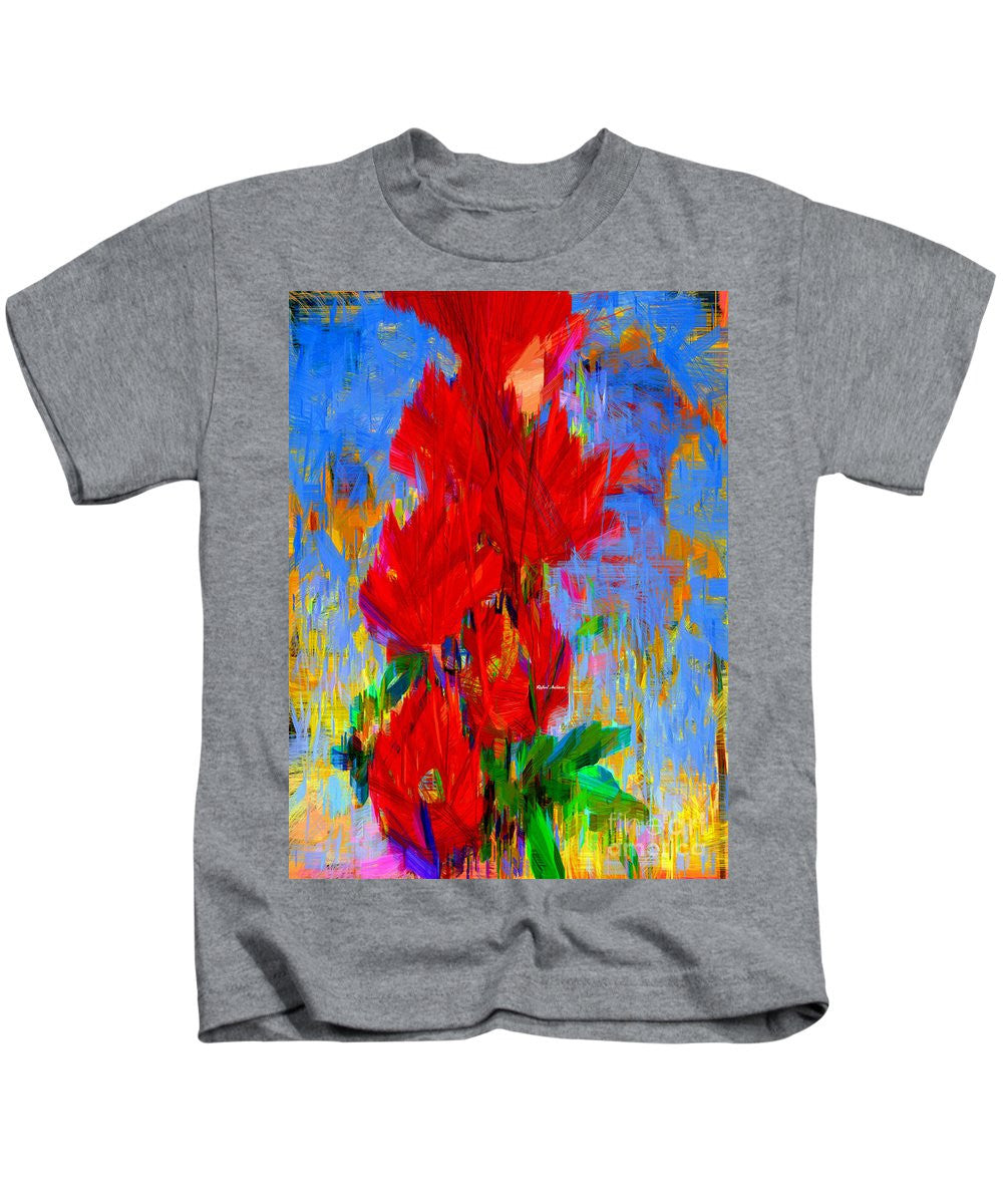 Kids T-Shirt - Red Bouquet