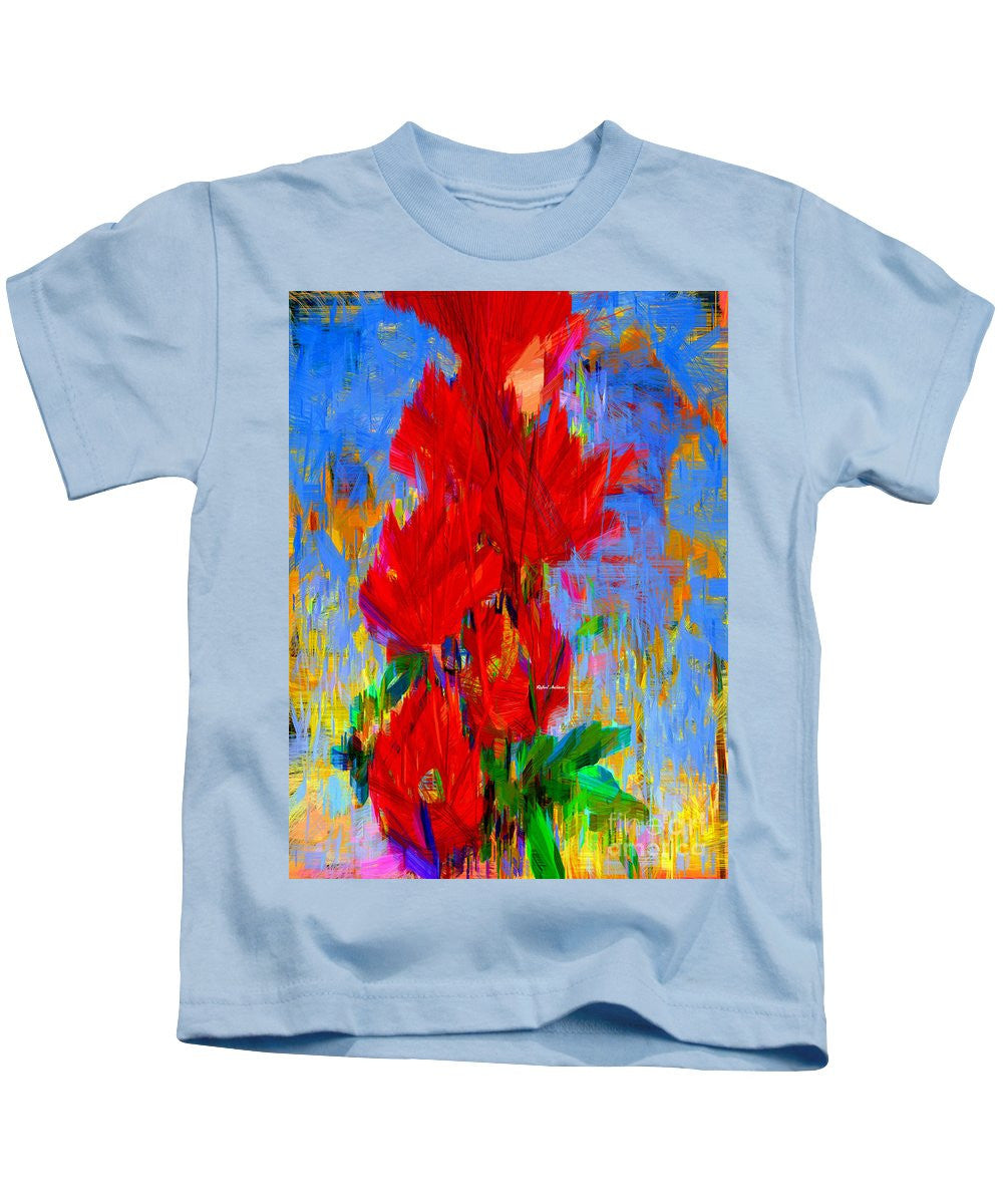 Kids T-Shirt - Red Bouquet