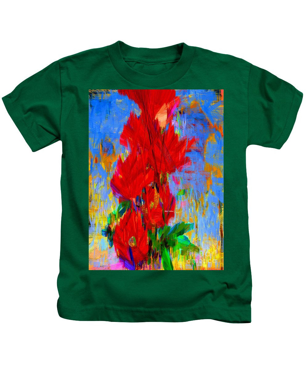 Kids T-Shirt - Red Bouquet