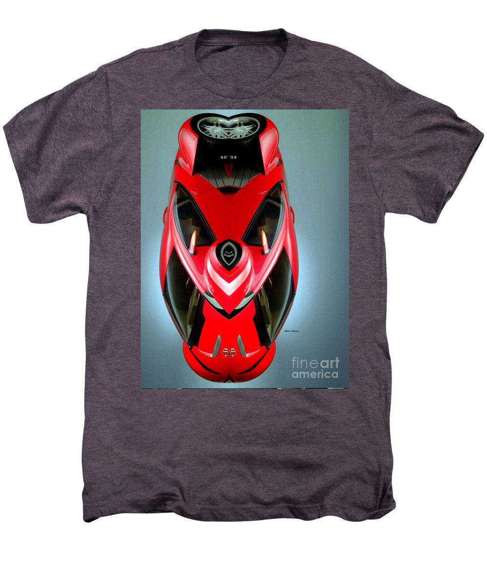 Men's Premium T-Shirt - Red Car 006