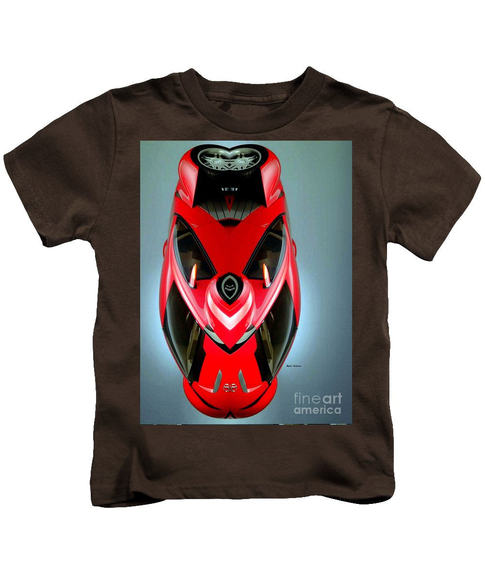 Kids T-Shirt - Red Car 006