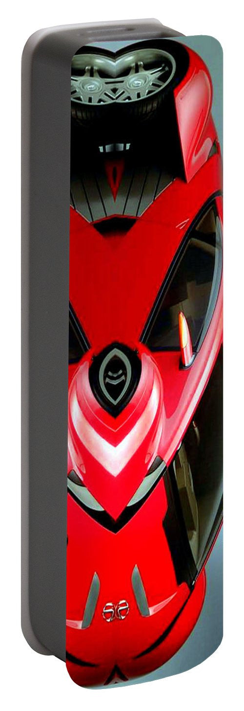 Portable Battery Charger - Red Car 006