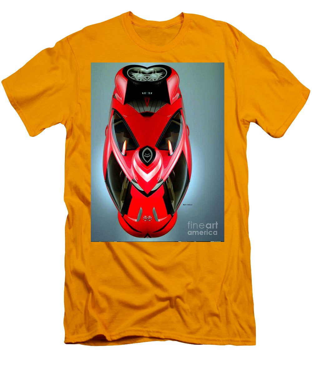 Men's T-Shirt (Slim Fit) - Red Car 006