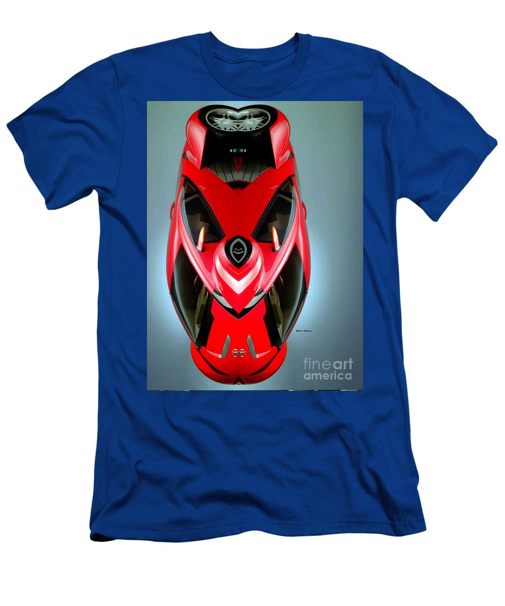 Men's T-Shirt (Slim Fit) - Red Car 006