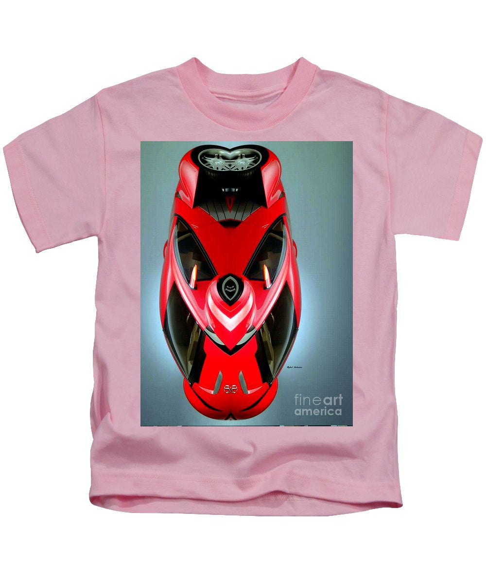 Kids T-Shirt - Red Car 006
