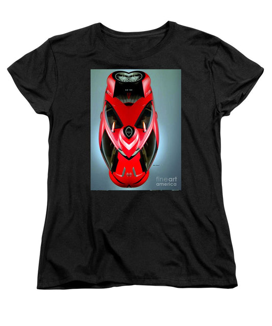 Women's T-Shirt (Standard Cut) - Red Car 006