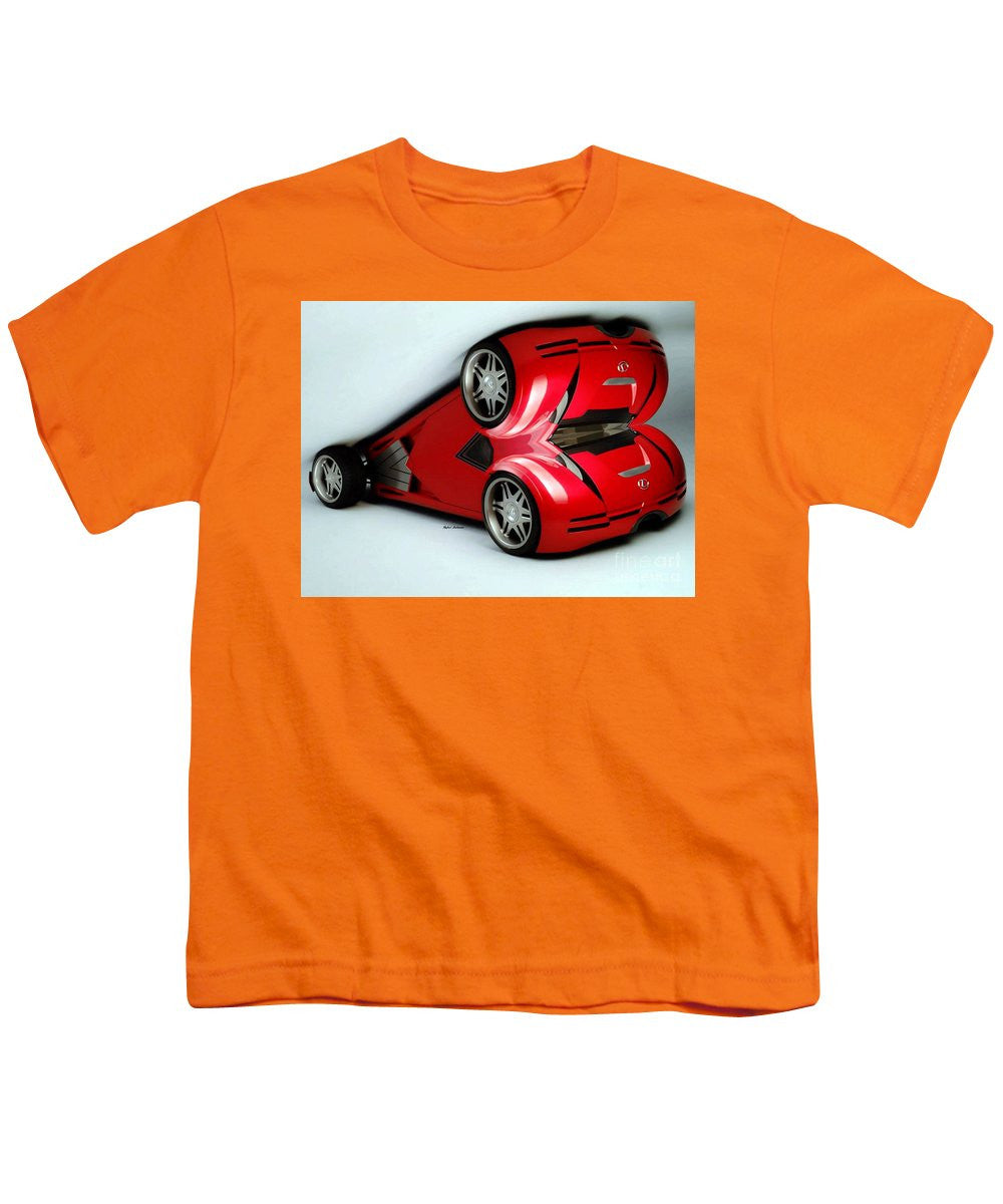 Youth T-Shirt - Red Car 007