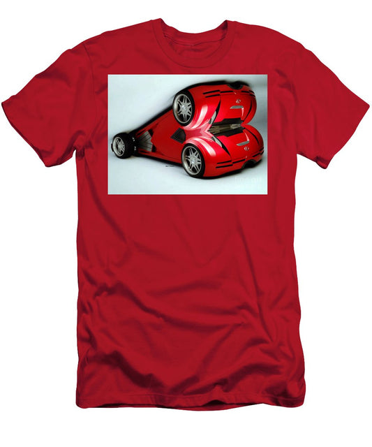 Men's T-Shirt (Slim Fit) - Red Car 007