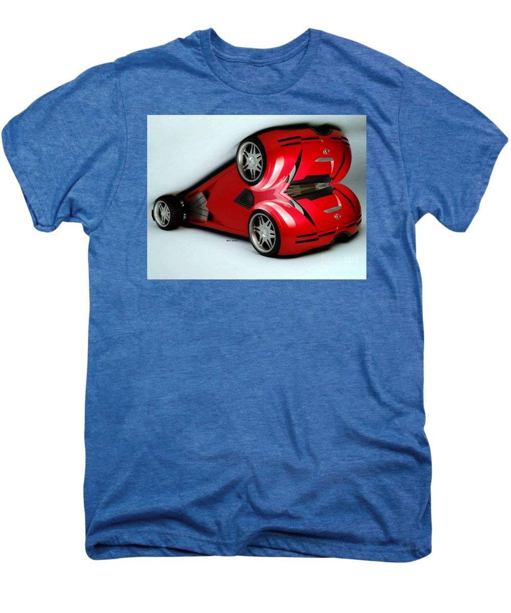 Men's Premium T-Shirt - Red Car 007