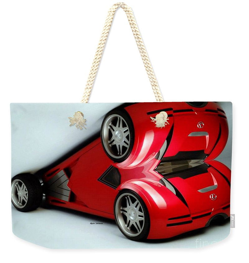 Weekender Tote Bag - Red Car 007