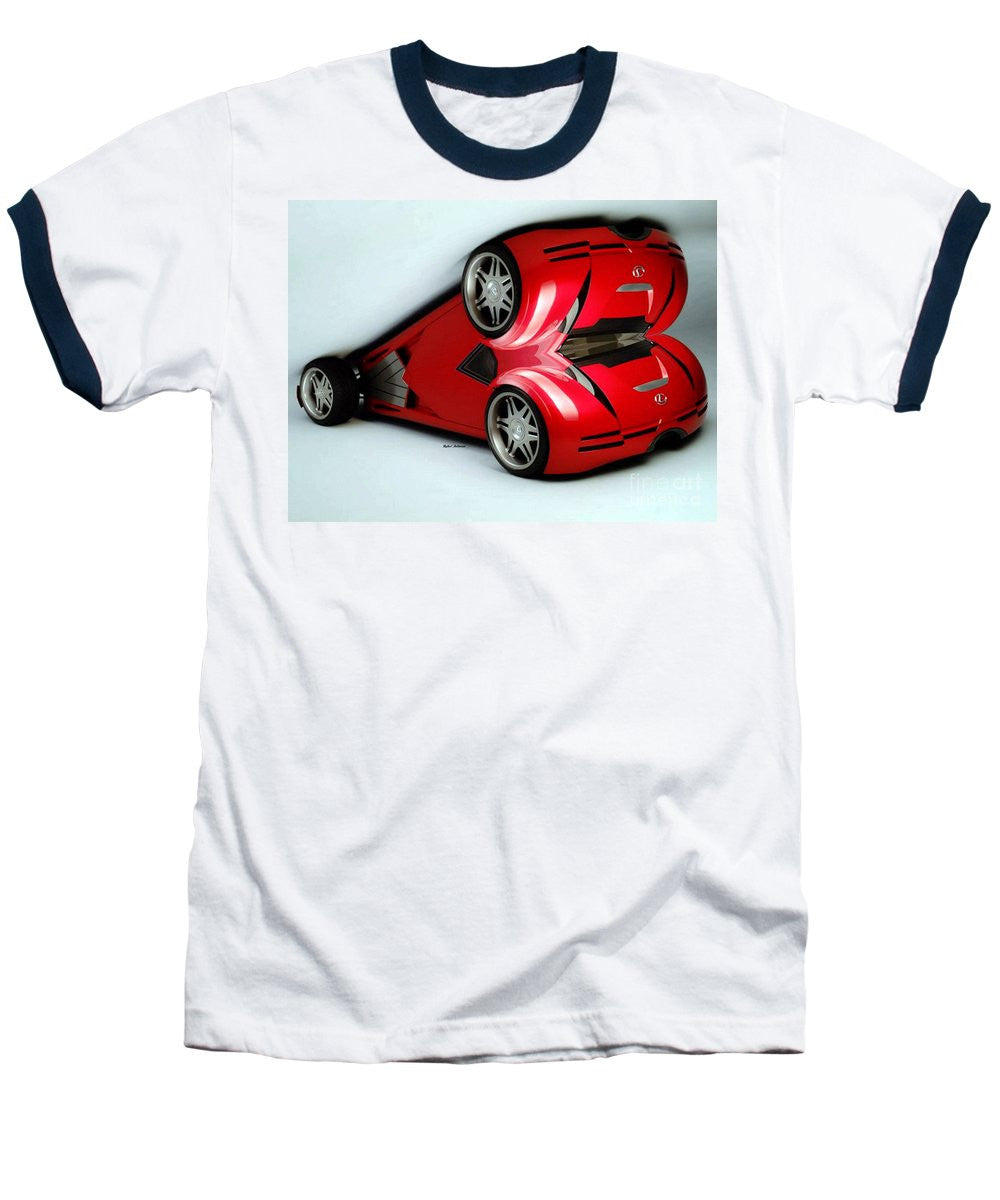 Baseball T-Shirt - Red Car 007
