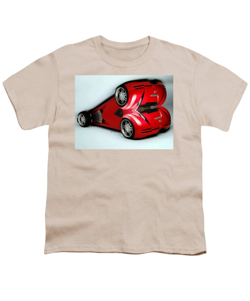 Youth T-Shirt - Red Car 007