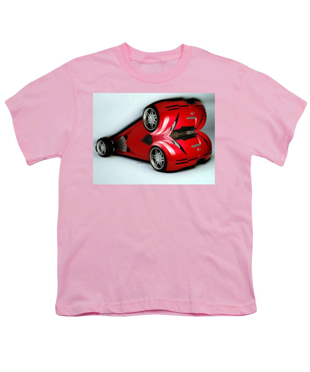 Youth T-Shirt - Red Car 007