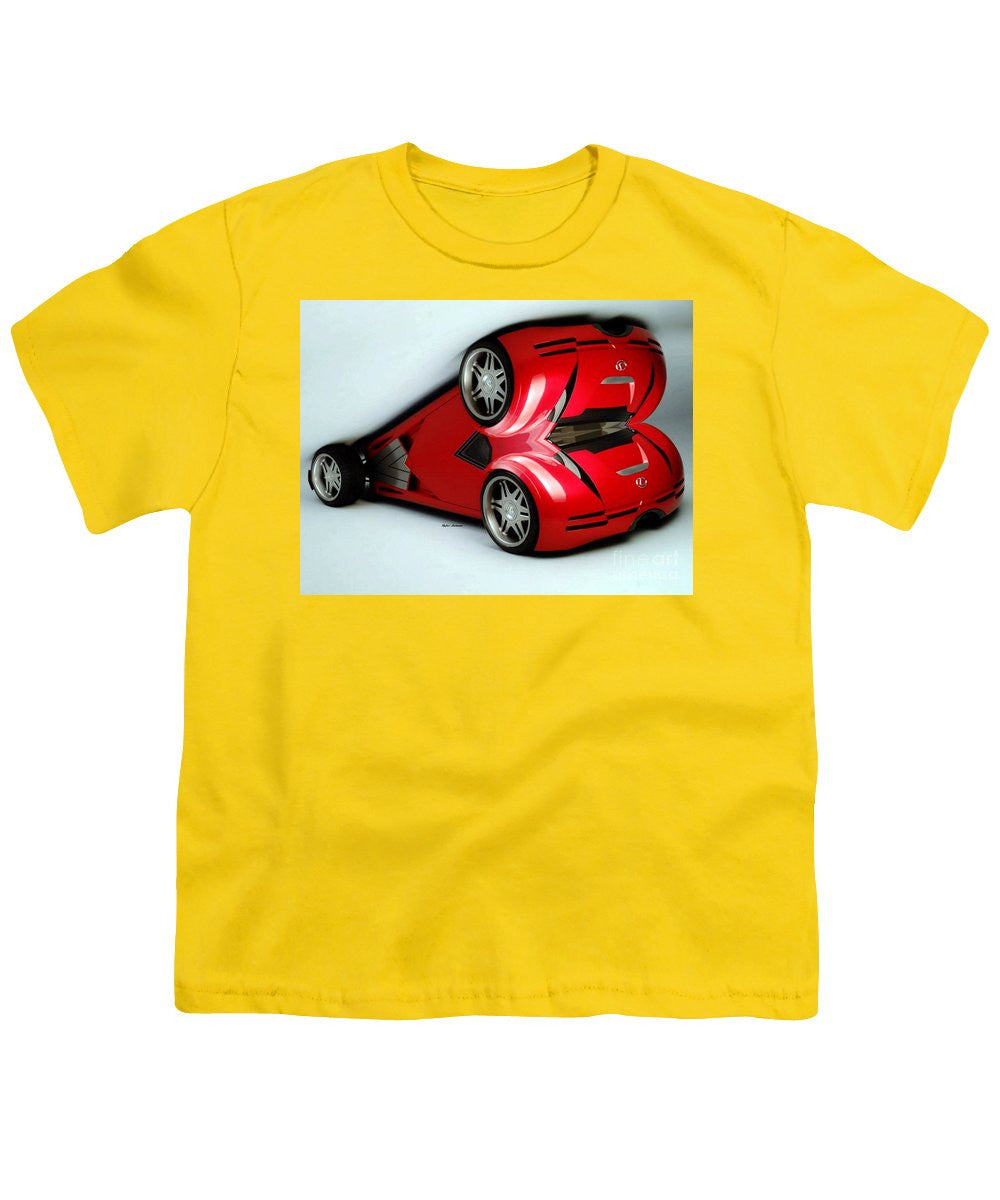 Youth T-Shirt - Red Car 007