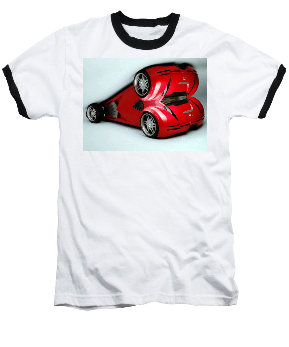 Baseball T-Shirt - Red Car 007