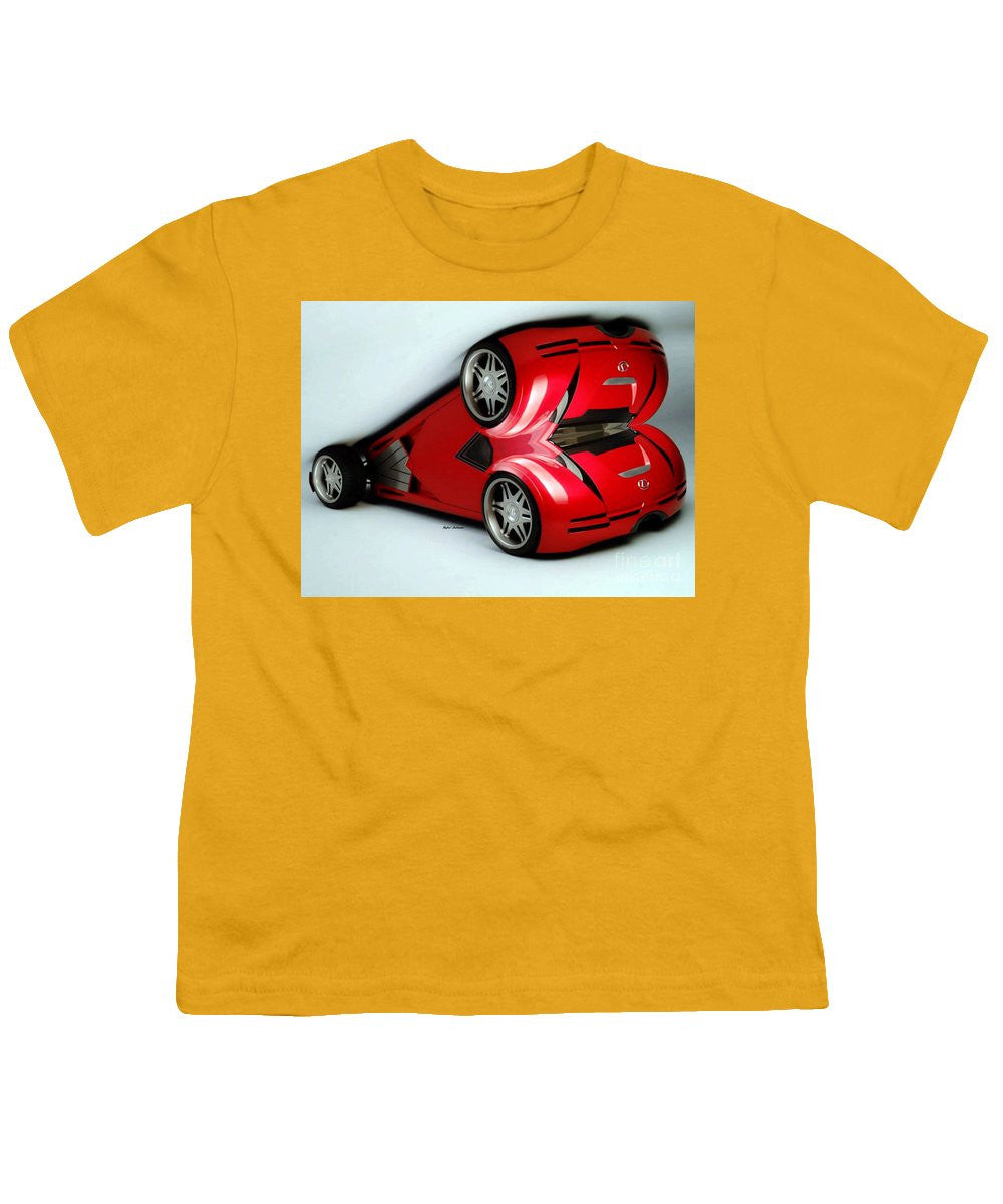 Youth T-Shirt - Red Car 007