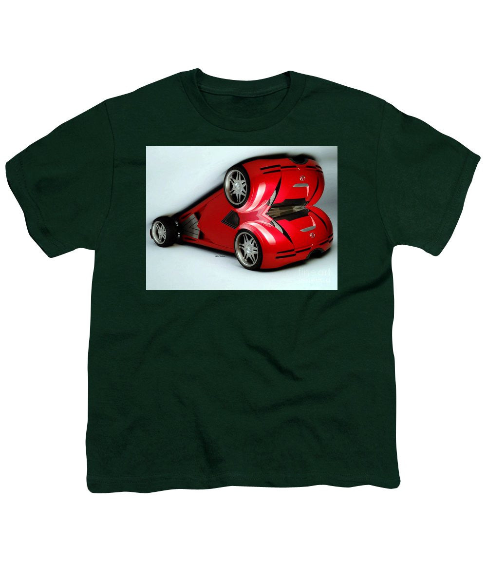 Youth T-Shirt - Red Car 007