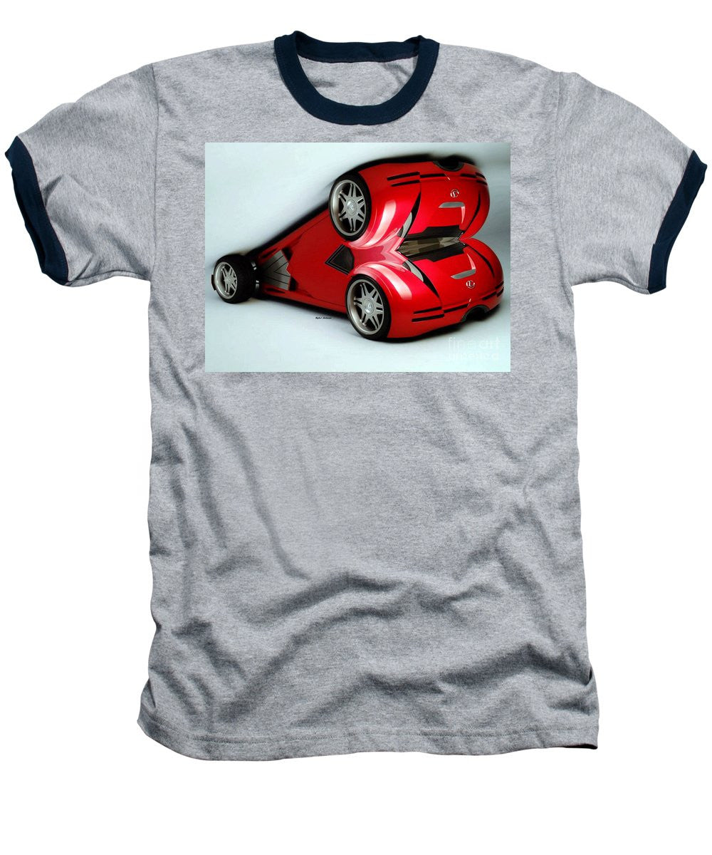 Baseball T-Shirt - Red Car 007
