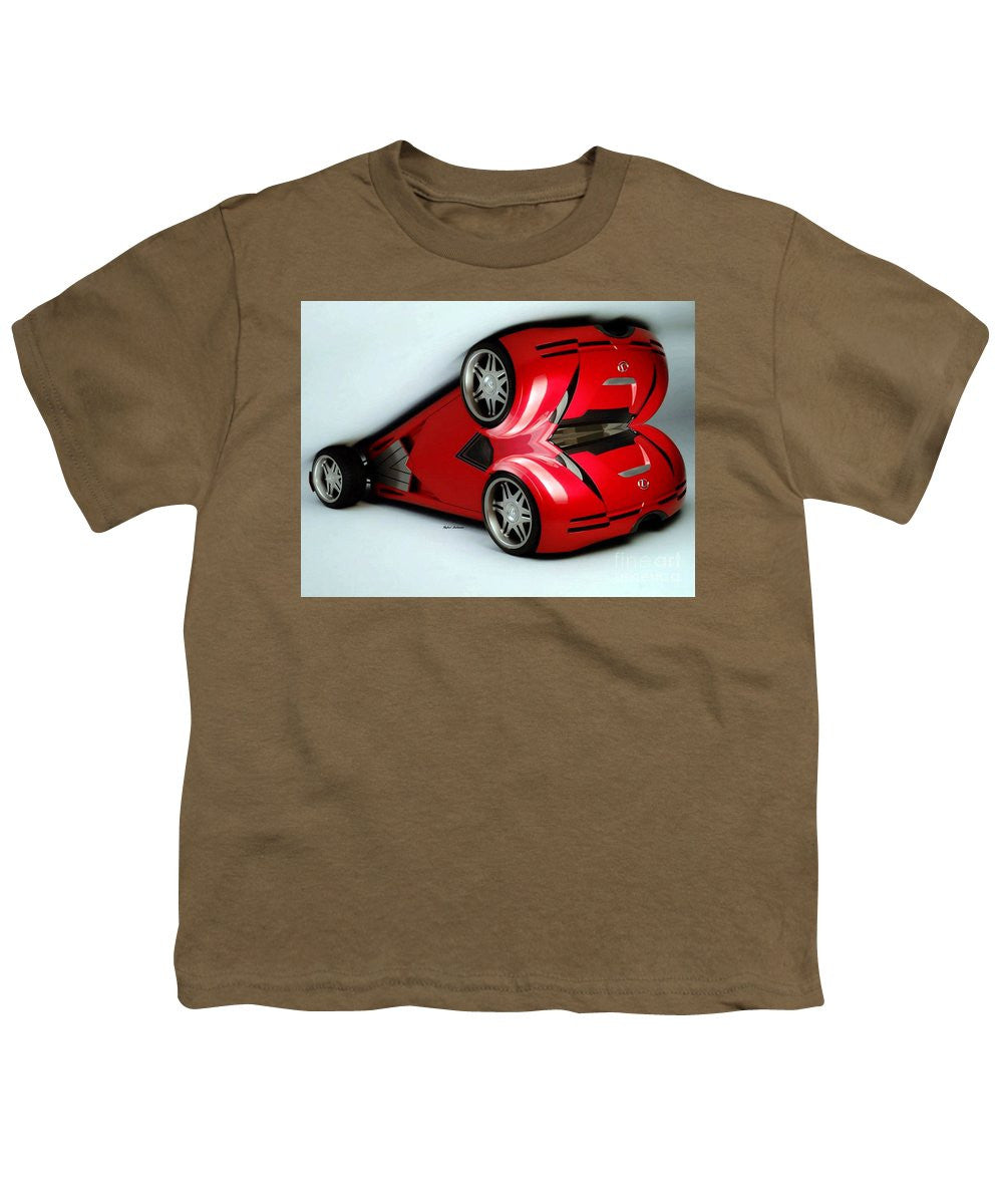 Youth T-Shirt - Red Car 007