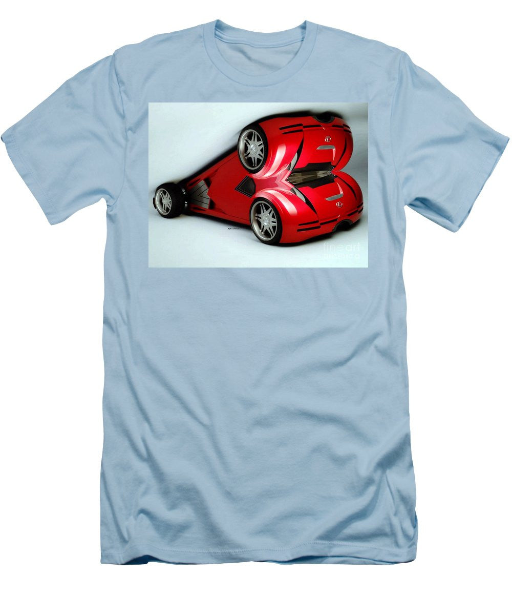 Men's T-Shirt (Slim Fit) - Red Car 007