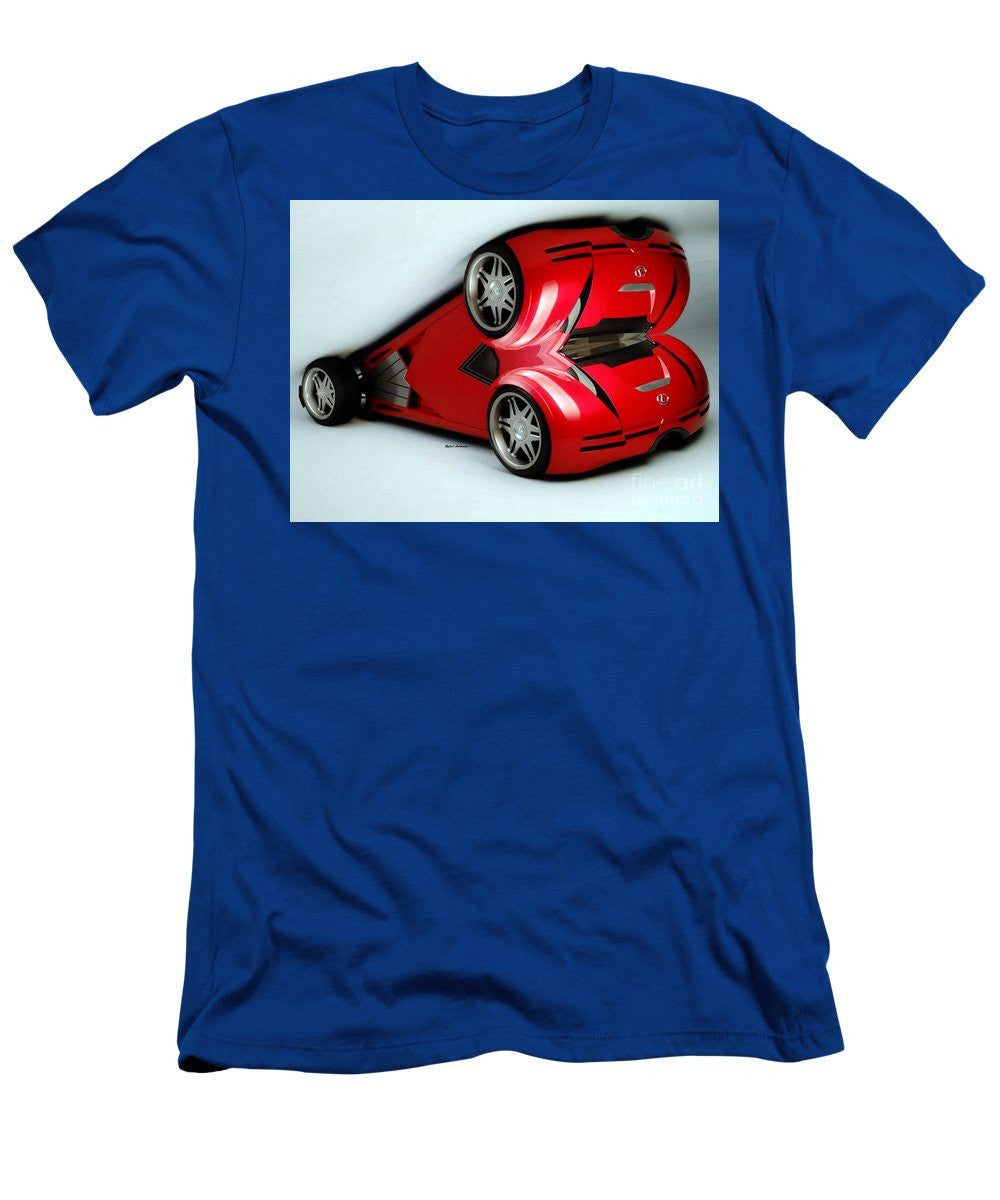 Men's T-Shirt (Slim Fit) - Red Car 007