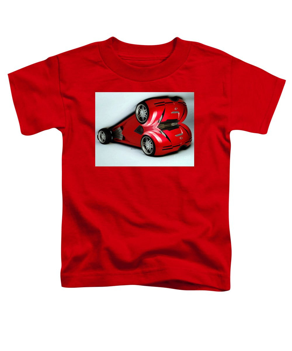 Toddler T-Shirt - Red Car 007