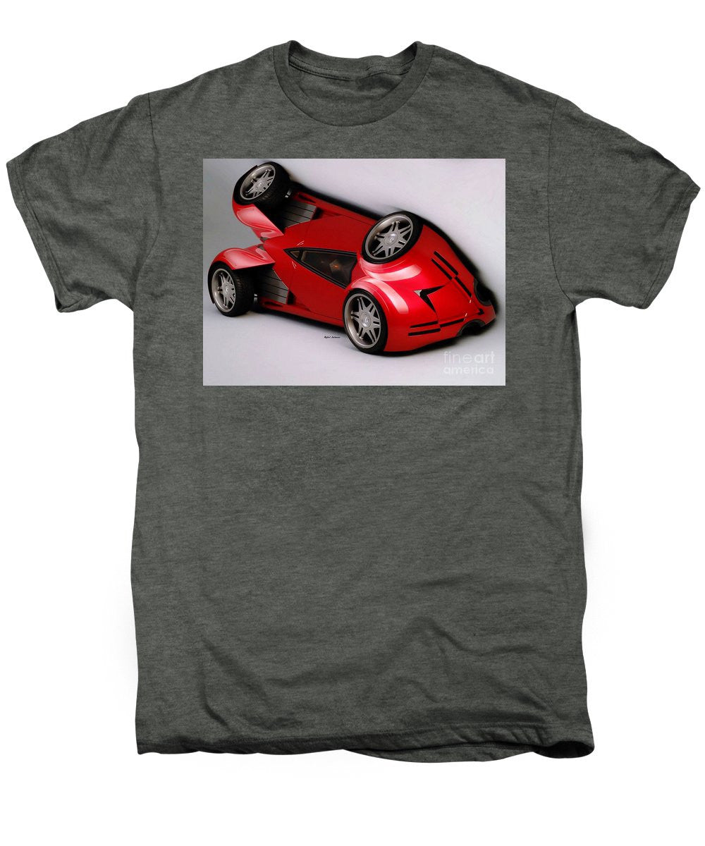 Men's Premium T-Shirt - Red Car 009