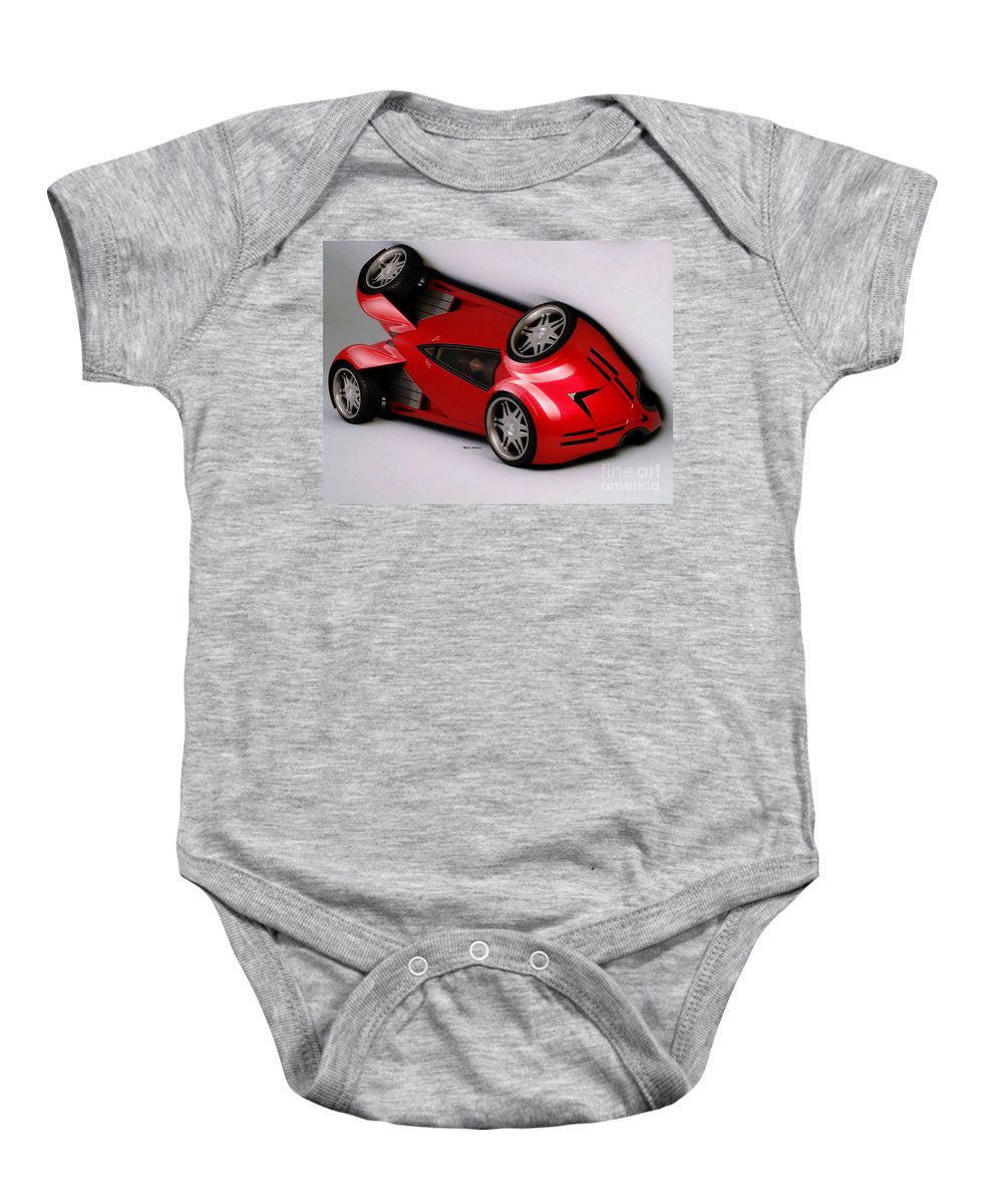 Baby Onesie - Red Car 009