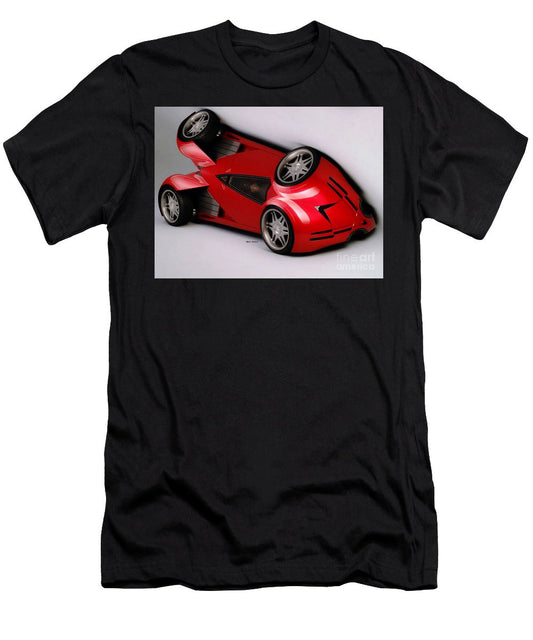 Men's T-Shirt (Slim Fit) - Red Car 009