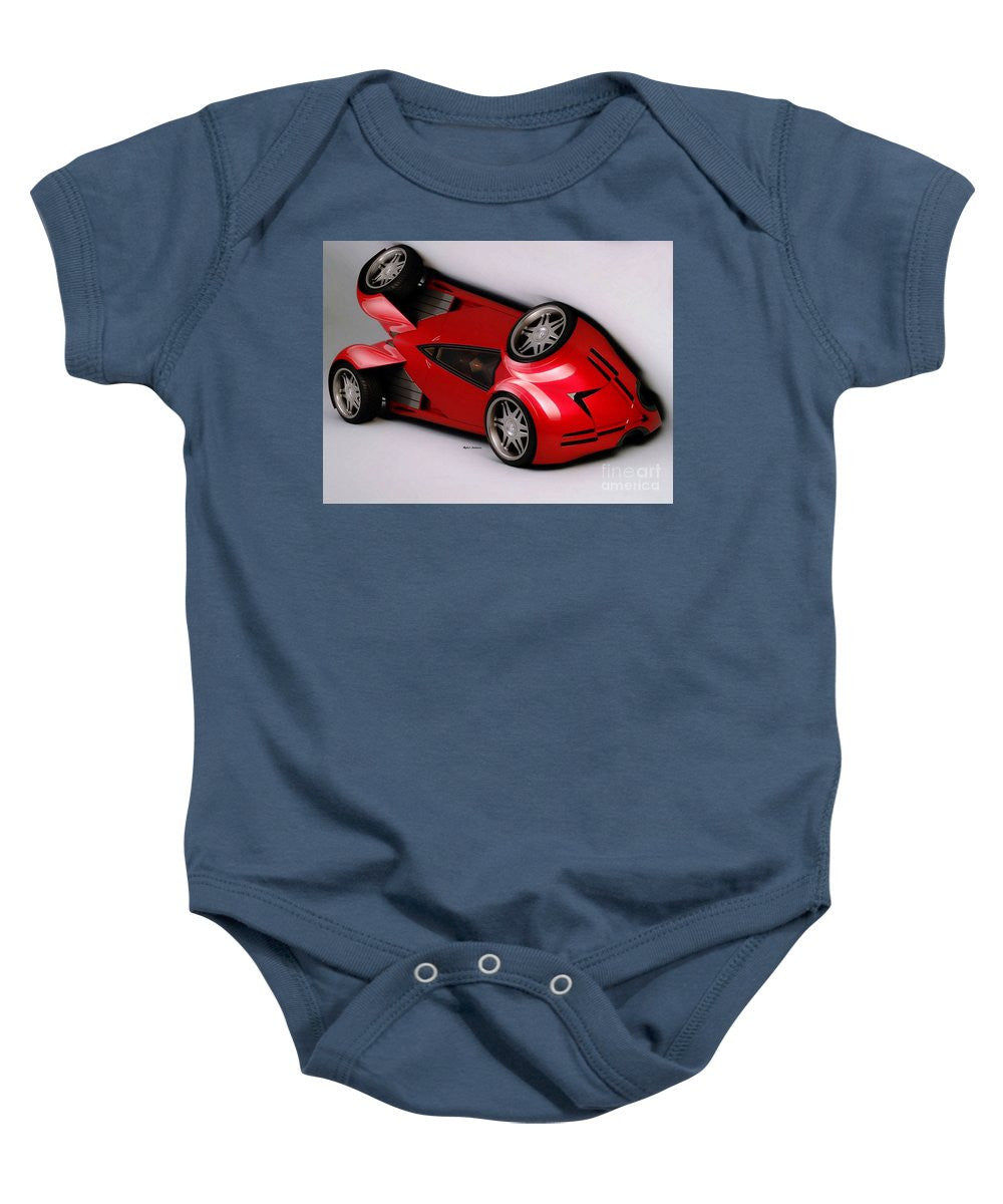 Baby Onesie - Red Car 009