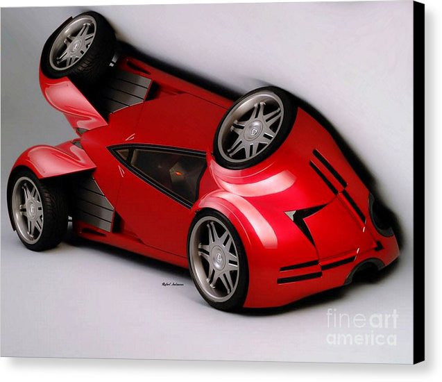 Canvas Print - Red Car 009