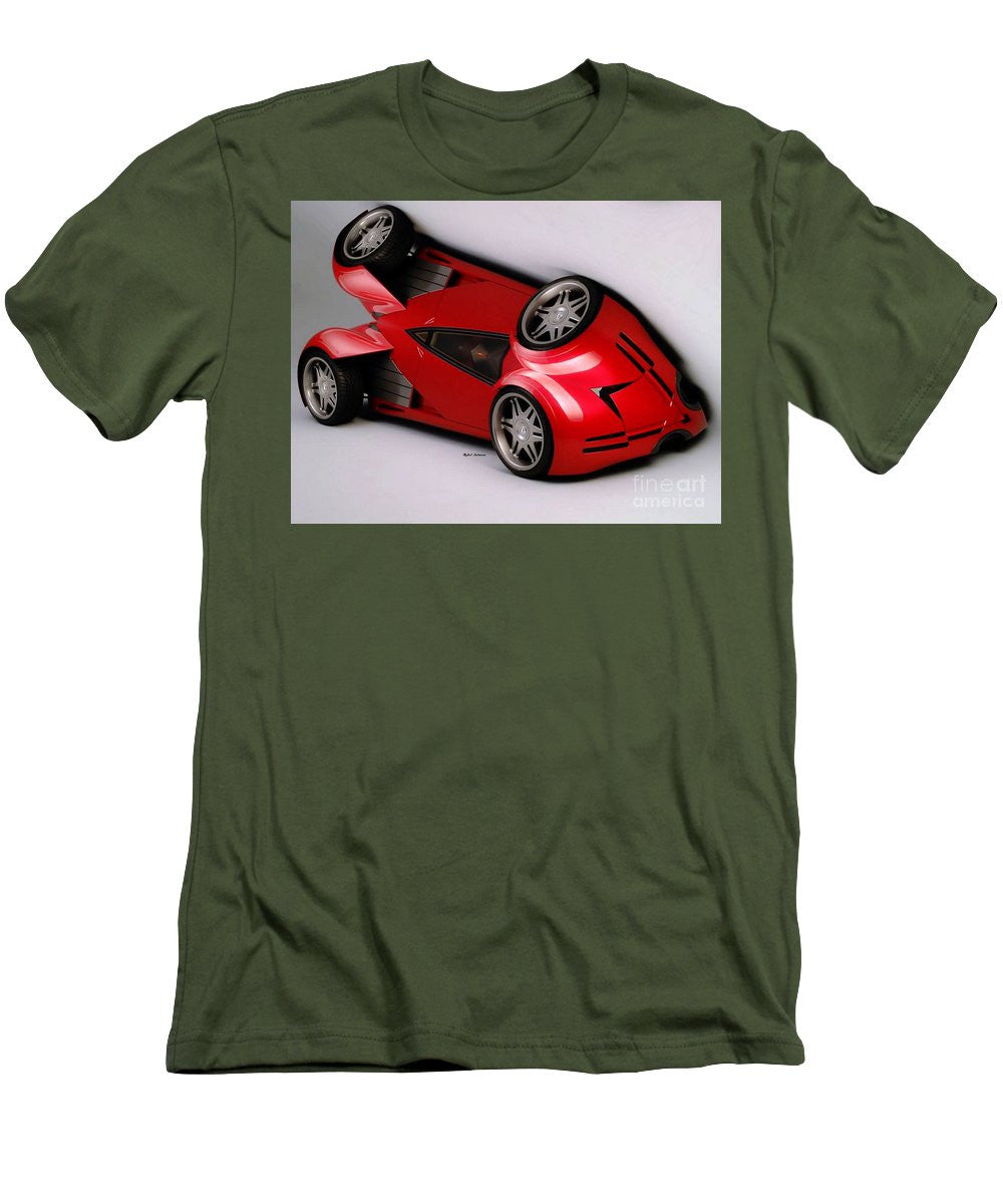 Men's T-Shirt (Slim Fit) - Red Car 009