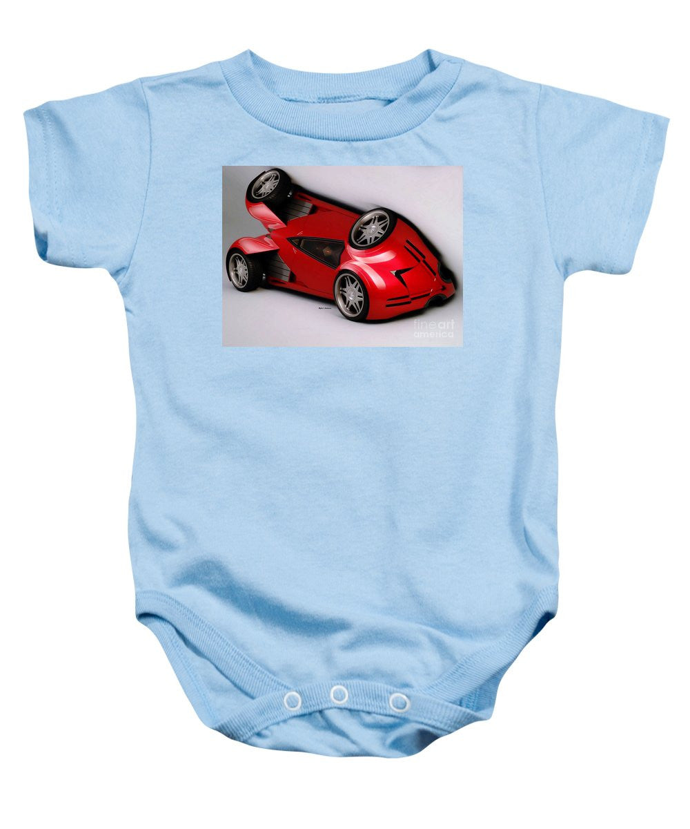 Baby Onesie - Red Car 009