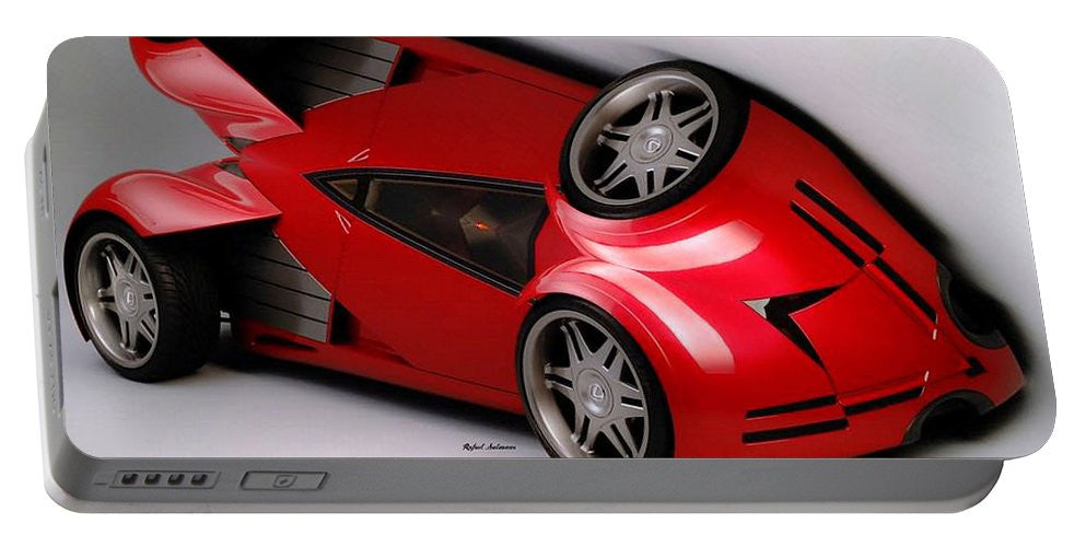 Portable Battery Charger - Red Car 009